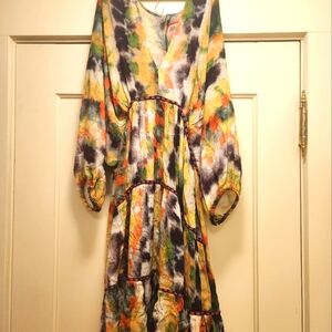 Anthropologie Bl-nk London Tyedyed Dress